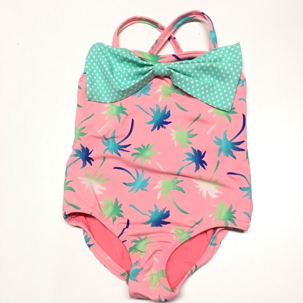 Girls Big Bow Bathing Suit Sz 4 Girl's One piece Swimsuit